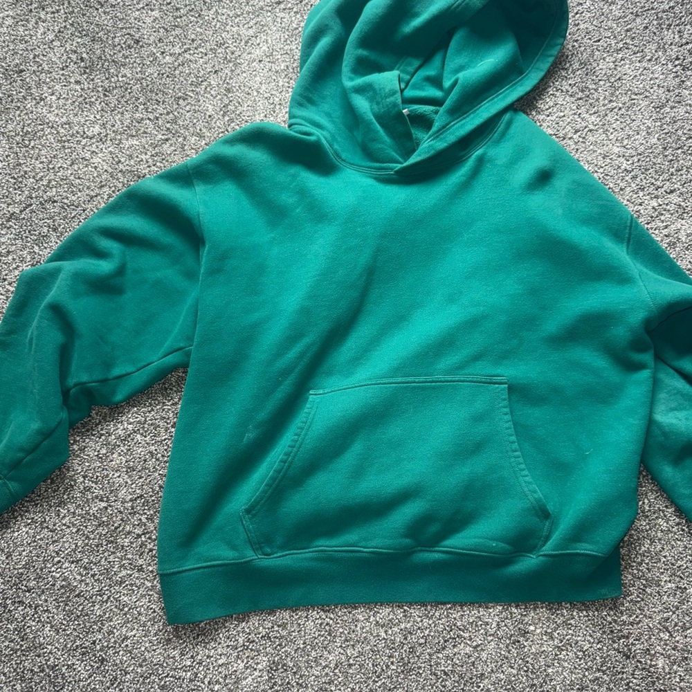 Aritzia Dark Green Hoodie